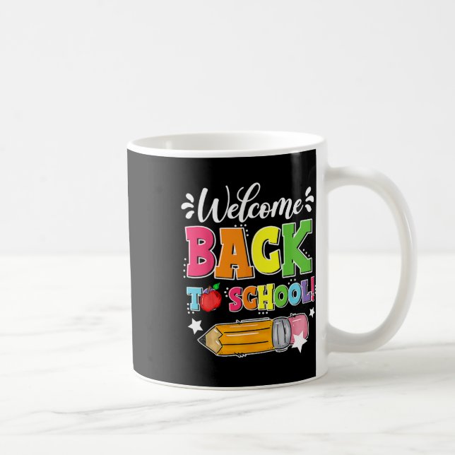 Back To School First Day Of School Teacher Student Coffee Mug (Right)