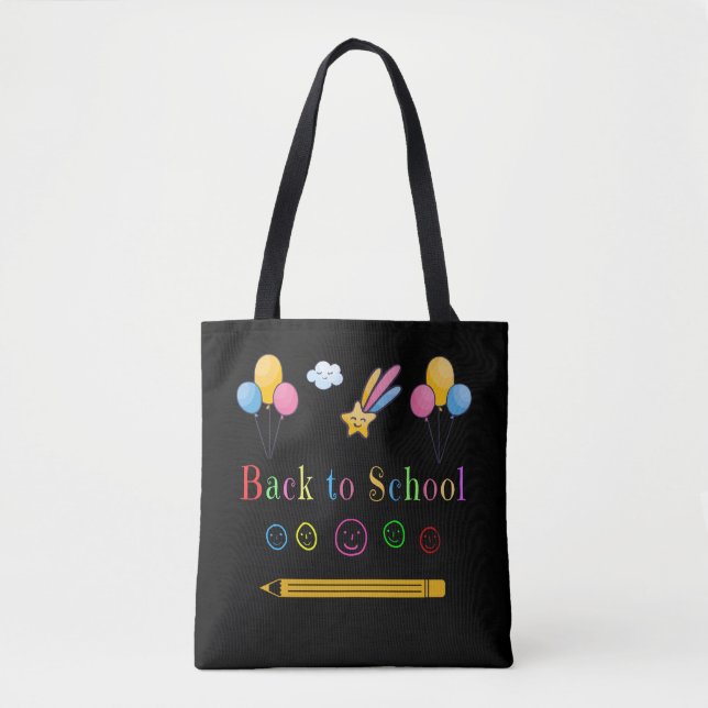 Back To School First Day Of School Teacher Tote Bag (Front)