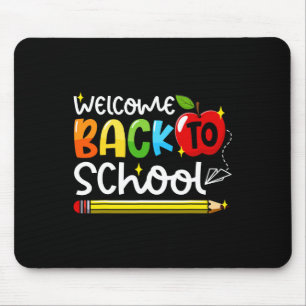 Back To School First Day Of School Teachers Studen Mouse Pad