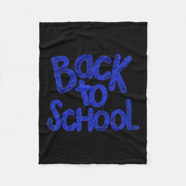 Back To School  Fleece Blanket (Front)
