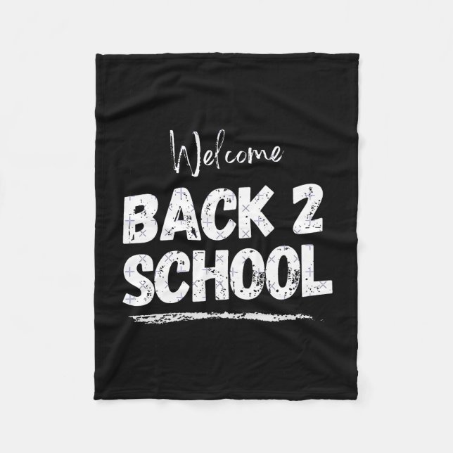 Back To School  Fleece Blanket (Front)