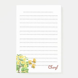 Back to School Floral Post-it Notes