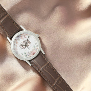 Back to School Floral Quran Motivational Islamic Watch