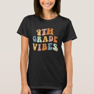 Back to school Fourth Grade Vibes Teacher 4th wome T-Shirt