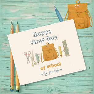 Back to School Friends  Postcard