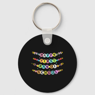 Back To School Friendship Bracelet First Day Of Sc Keychain