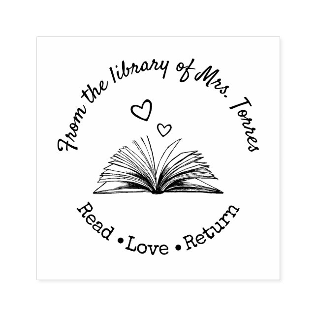 Back to School | From The Library of Lovely  Rubber Stamp (Imprint)