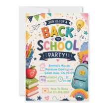 Back to School Fun Classroom Party