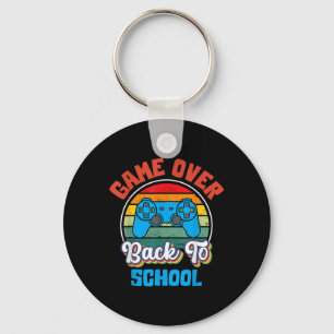 Back To School Fun Game Over Teacher Student Contr Keychain