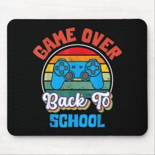 Back to School Fun Game Over Teacher Student Contr Mouse Pad