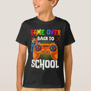 Back To School Fun Game Over Teacher Student Contr T-Shirt
