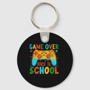 Back To School Fun Game Over Teacher Student Kid  Keychain