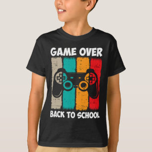 Back To School Fun Game Over Teacher Student Video T-Shirt