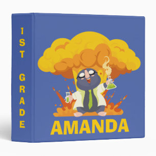 Back to School  Funny Chemistry pun Mole Science Binder