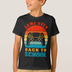 Back to school funny game over teacher student T-Shirt