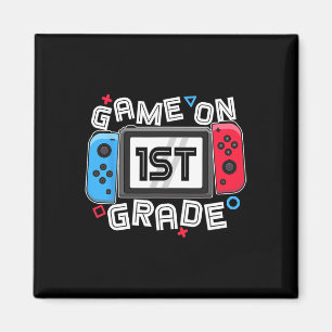 Back To School Game On 1st Grade Fun Gamer Kids Bo Magnet