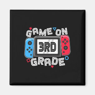 Back To School Game On 3rd Grade Fun Gamer Kids Bo Magnet