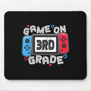Back To School Game On 3rd Grade Fun Gamer Kids Bo Mouse Pad