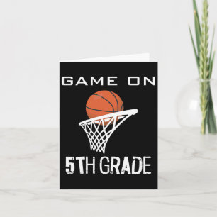 Back To School Game On 5th Grade Fun Basketball Ki Card