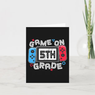 Back To School Game On 5th Grade Fun Gamer Kids Bo Card