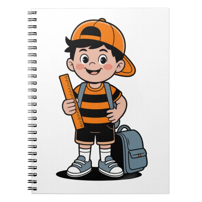 BACK TO SCHOOL, GET READY FOR A NEW ADVENTURE NOTEBOOK (Front)