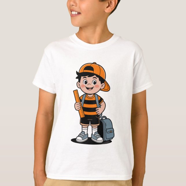 BACK TO SCHOOL, GET READY FOR A NEW ADVENTURE T-Shirt (Front)