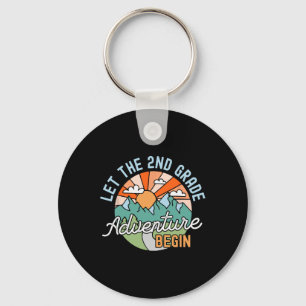 Back To School Gift Let The Second Grade Adventure Keychain