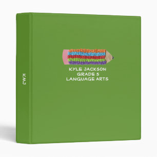 Back to school gift - personalized binder