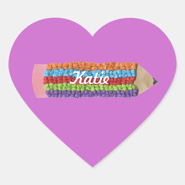 Back to school gift - personalized sticker (Front)