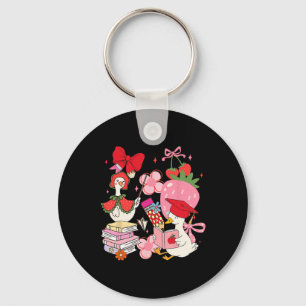 Back To School Goose  Keychain