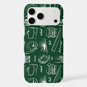 Back To School Green White 