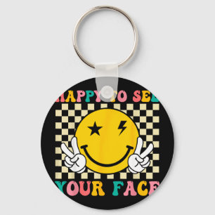 Back to school - happy to see your face keychain