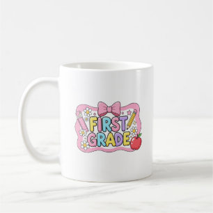Back To School Hello First Grade Team 1st Grade Coffee Mug