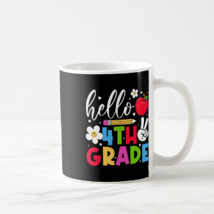 Back To School Hello Fourth Grade Team 4th Grade B Coffee Mug