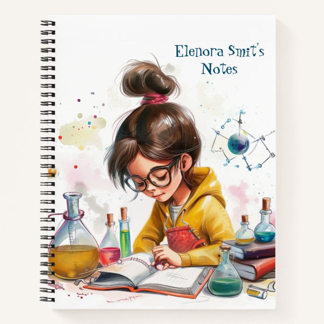 Back To School I Science 1 Notebook (Front)