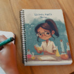 Back To School I Science 5 Notebook<br><div class="desc">Introducing our charming Spiral Notebook featuring science illustrations and a personalized cover name! Add a touch of personality to your notes and sketches with this delightful and durable notebook. Perfect for students,  teachers,  or anyone who loves science designs.</div>