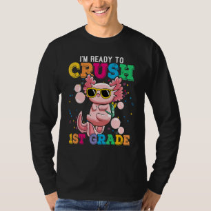 Back To School I'm Ready To Crush 1st Grade Love M T-Shirt