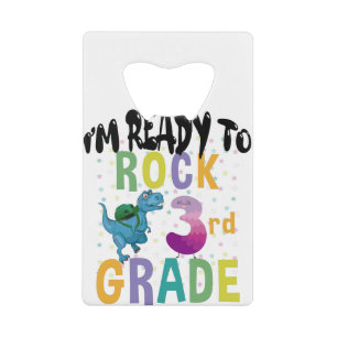 Back to School I'm Ready To Crush 3Grade Dino