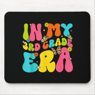 Back to school in 3rd third grade era butterfly mouse pad