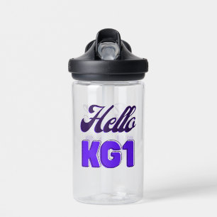 Back To School, KG1, Hello Kg1 Water Bottle