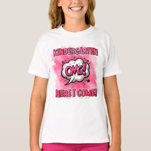 Back To School Kindergarten Comic Style T-Shirt