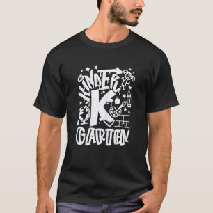 Back To School Kindergarten Team Teacher Girl Graf T-Shirt