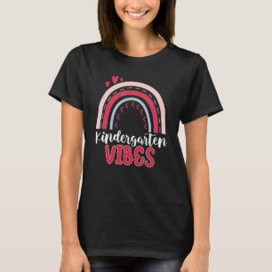 Back To School Kindergarten Vibes Student Teacher  T-Shirt