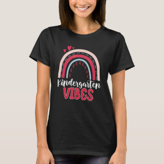Back To School Kindergarten Vibes Student Teacher  T-Shirt