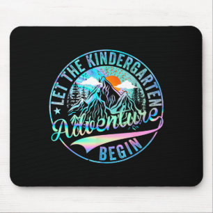Back to school let the kindergarten adventure mouse pad