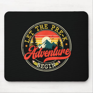 Back to school let the pre k adventure begin kid mouse pad