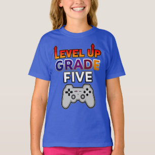 Back to School Level Up Grade Five T-Shirt