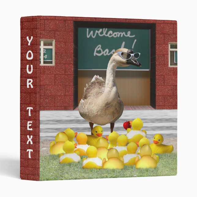 Back To School, Little Duckies! Binder (Front/Spine)