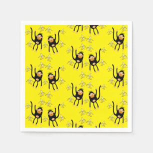 Back To School Little Monkey Napkin