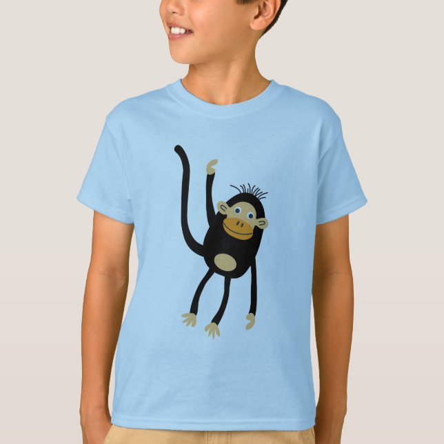 Back To School Little Monkey T-Shirt (Front)